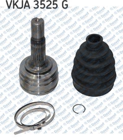 SKF VKJA 3525G Aks Kafa Tamir Takimi 107 C1 Aygo [ Dis Freze:24 Ic Freze:19 Conta Capi:49.5mm Dis Cap 70.1mm ]  ####